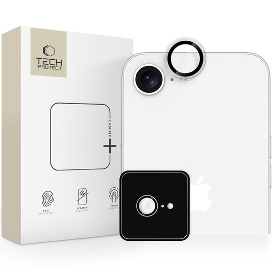 Προστατευτικό φιλμ κάμερας πίσω Tech-Protect CamRing Fit+ για Apple iPhone 16e, Ενισχυμένο Γυαλί