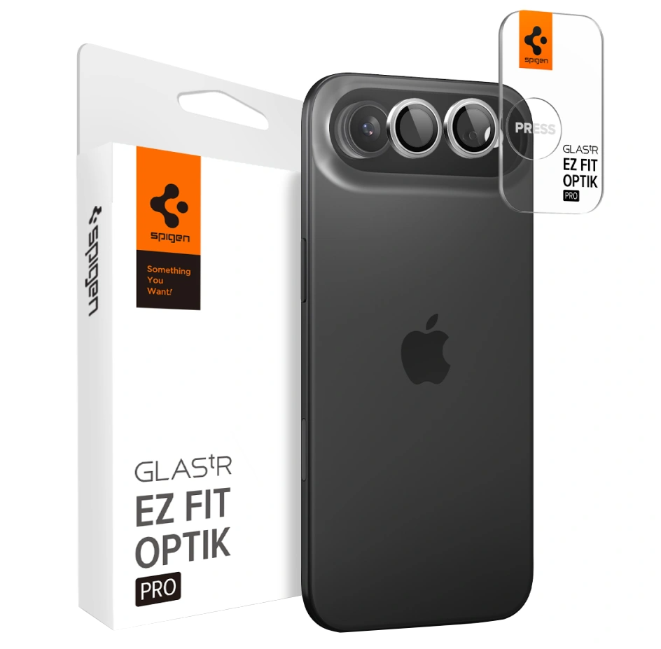Προστατευτική Μεμβράνη Κάμερας Πίσω Spigen GlastR EZ FIT Optik Pro για Apple iPhone 17 Air, Ενισχυμένο Γυαλί, Ασημί