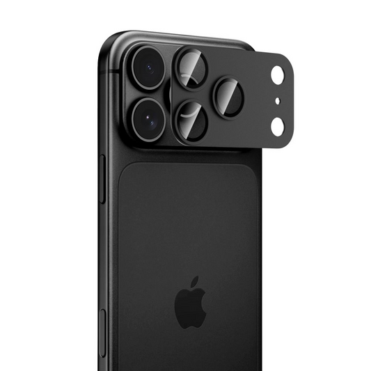 Tech-Protect CamFull Fit+ Rear Camera Protective Film for Apple iPhone 18 Pro, Tempered Glass, Black
