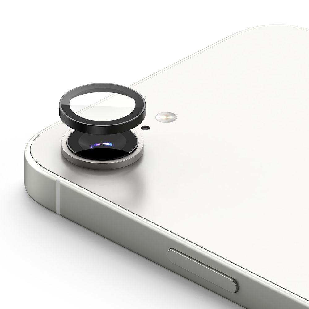 Προστατευτική Μεμβράνη Κάμερας Πίσω Ringke για Apple iPhone 17e / 16e, Ενισχυμένο Γυαλί, Σετ 2 τεμαχίων, Μαύρη