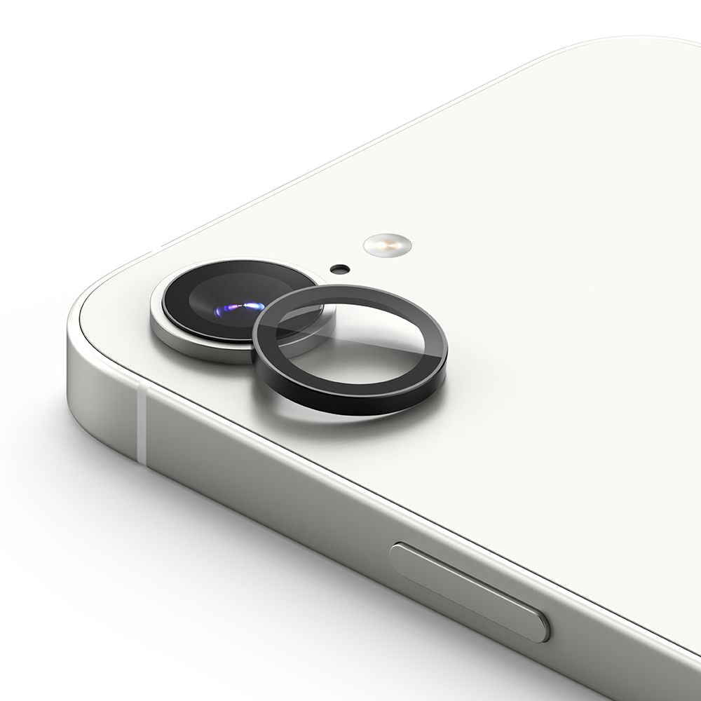Προστατευτική Μεμβράνη Κάμερας Πίσω Ringke για Apple iPhone 17e / 16e, Ενισχυμένο Γυαλί, Σετ 2 τεμαχίων, Μαύρη