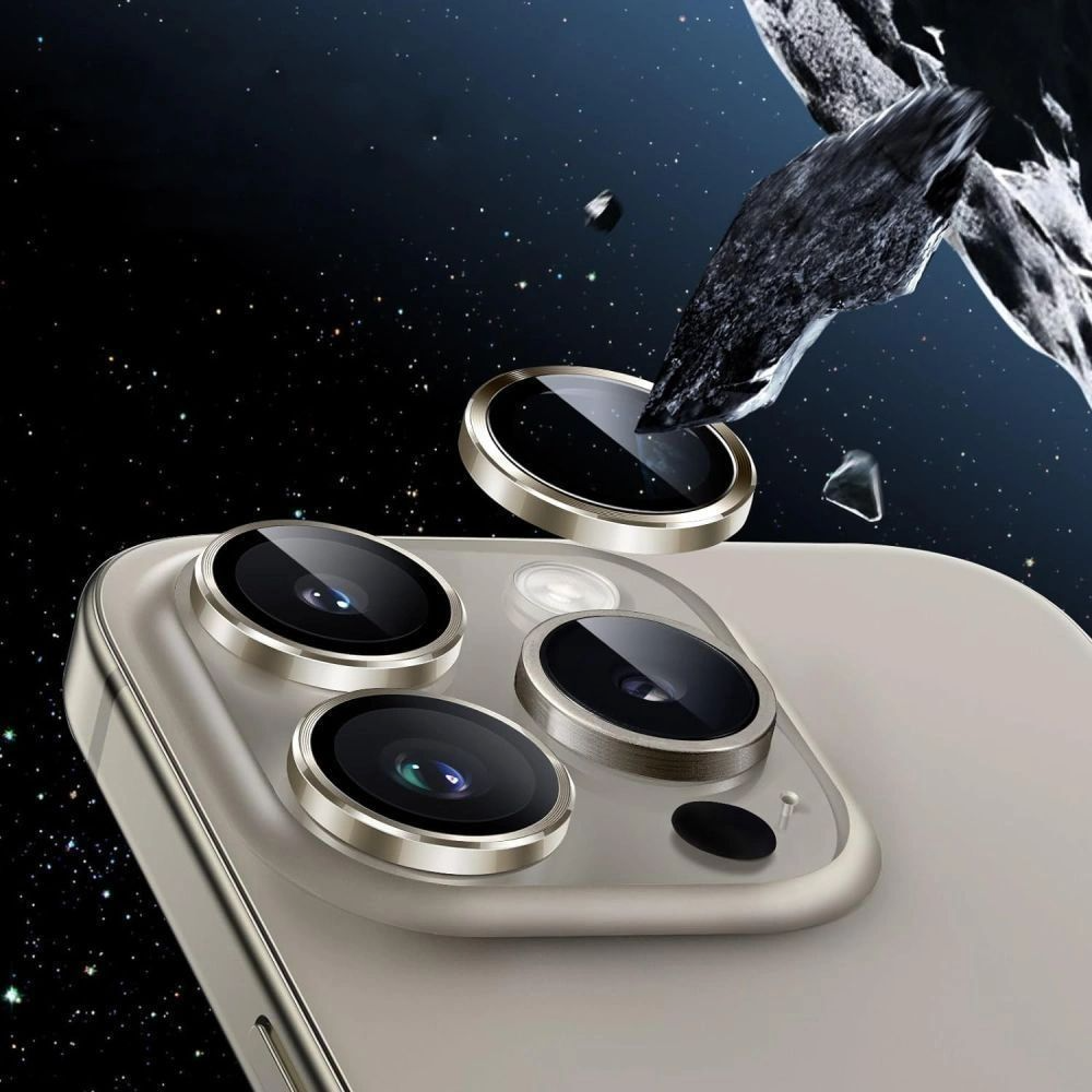 Προστατευτική Μεμβράνη Κάμερας Πίσω Tech-Protect CamRing Fit+ για Apple iPhone 17 Pro Max / 17 Pro / 16 Pro Max, Ενισχυμένο Γυαλί, Μαύρη