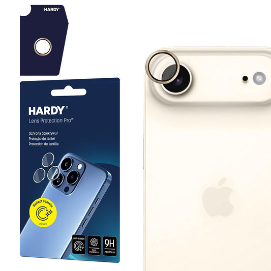Προστατευτική Μεμβράνη Κάμερας Πίσω 3MK Hardy Protection Pro για Apple iPhone 17 Air, Ενισχυμένο Γυαλί, Χρυσή