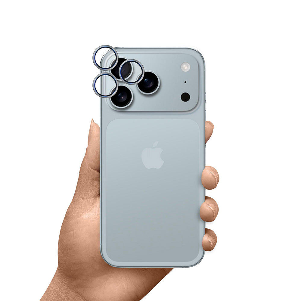 Προστατευτική Μεμβράνη Κάμερας Πίσω 3MK Hardy Protection Pro για Apple iPhone 17 Pro Max / 17 Pro, Ενισχυμένο Γυαλί, Μπεζ