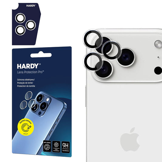 Προστατευτική Μεμβράνη Κάμερας Πίσω 3MK Hardy Protection Pro για Apple iPhone 17 Pro Max / 17 Pro, Ενισχυμένο Γυαλί, Διάφανη