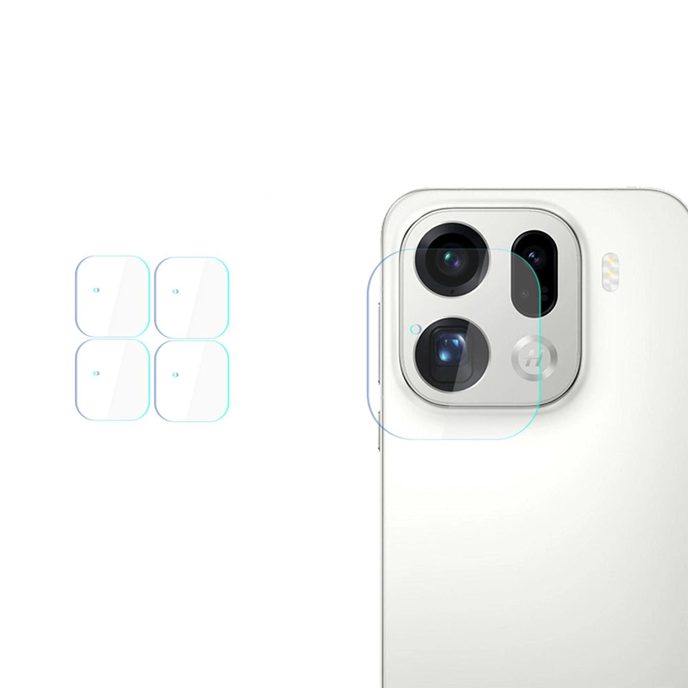 Προστατευτική Μεμβράνη Κάμερας Πίσω 3MK Protection για Oppo Find X9 Pro, Ενισχυμένο Γυαλί, Σετ 4 τεμαχίων, Διαφανής