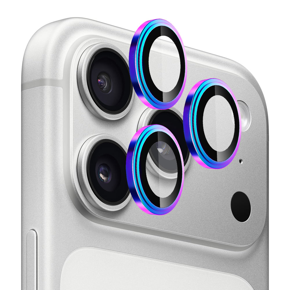 Προστατευτική Μεμβράνη Κάμερας Πίσω Blueo Sapphire Crystal για Apple iPhone 17 Pro Max / 17 Pro, Ενισχυμένο Γυαλί, Πολύχρωμη
