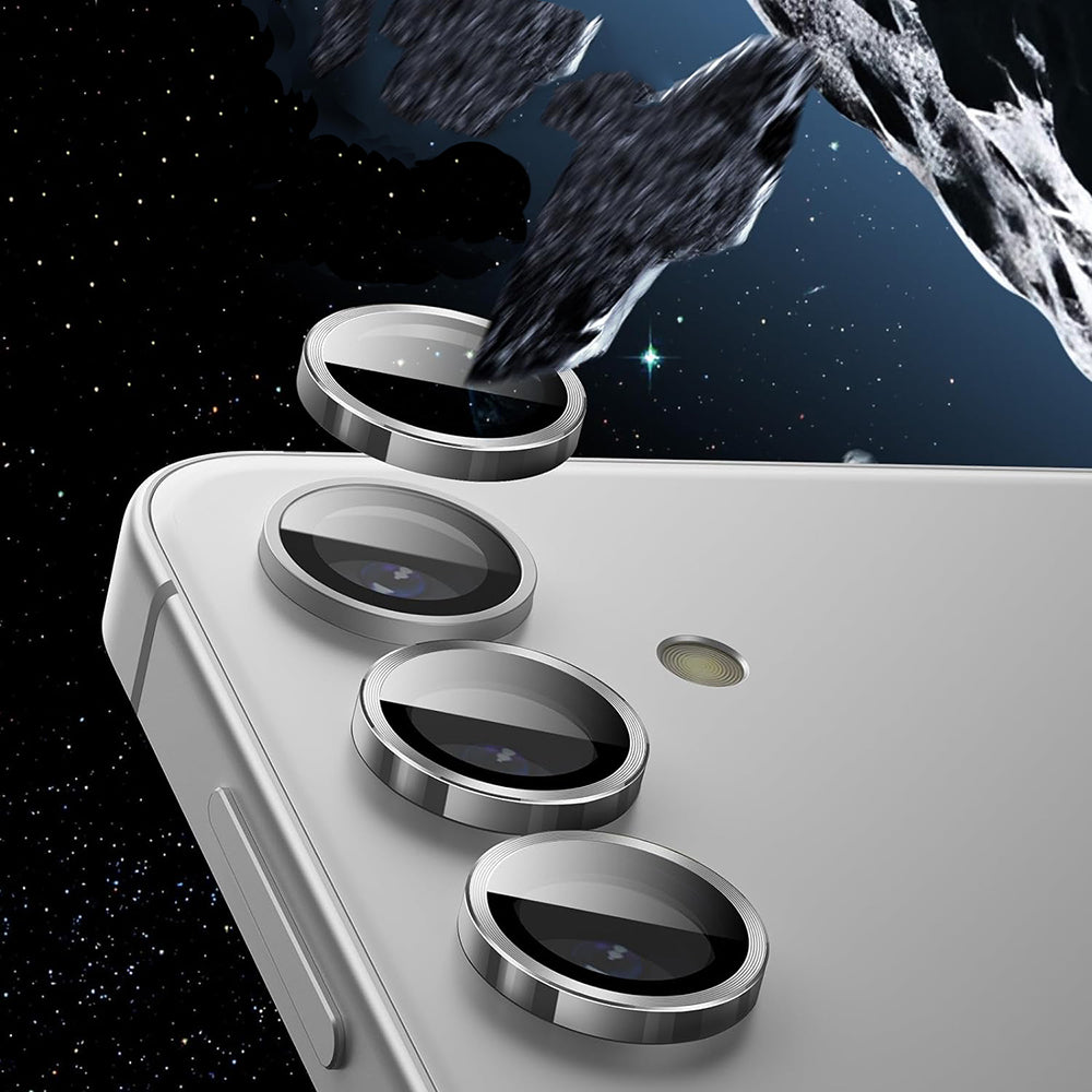 Προστατευτική μεμβράνη πίσω κάμερας Lito S+ για Samsung Galaxy S25+ S936, Ασφαλισμένο γυαλί, Ασημί