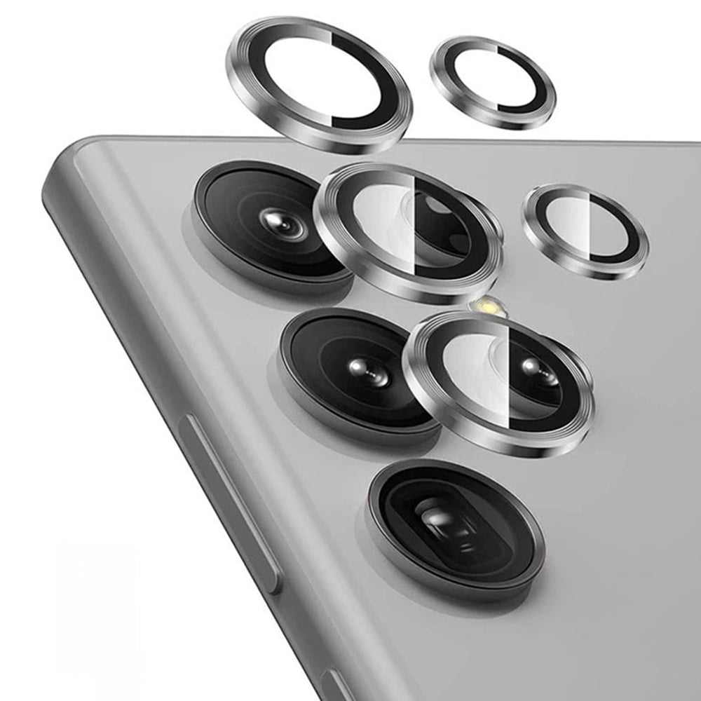 Lito S+ Rear Camera Protective Film for Samsung Galaxy S25 Ultra S938, Tempered Glass, Silver