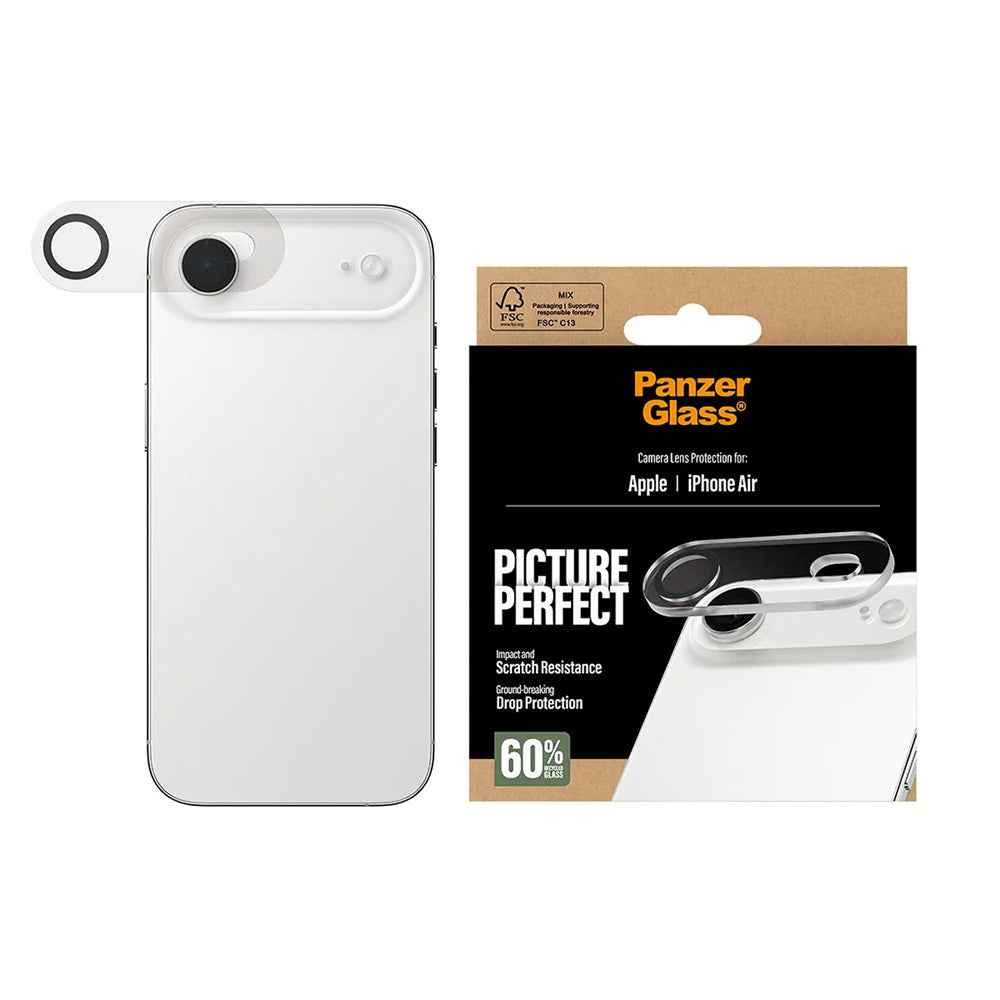 Προστατευτική Μεμβράνη Κάμερας Πίσω PanzerGlass PicturePerfect για Apple iPhone 17 Air, Ενισχυμένο Γυαλί, Διαφανές