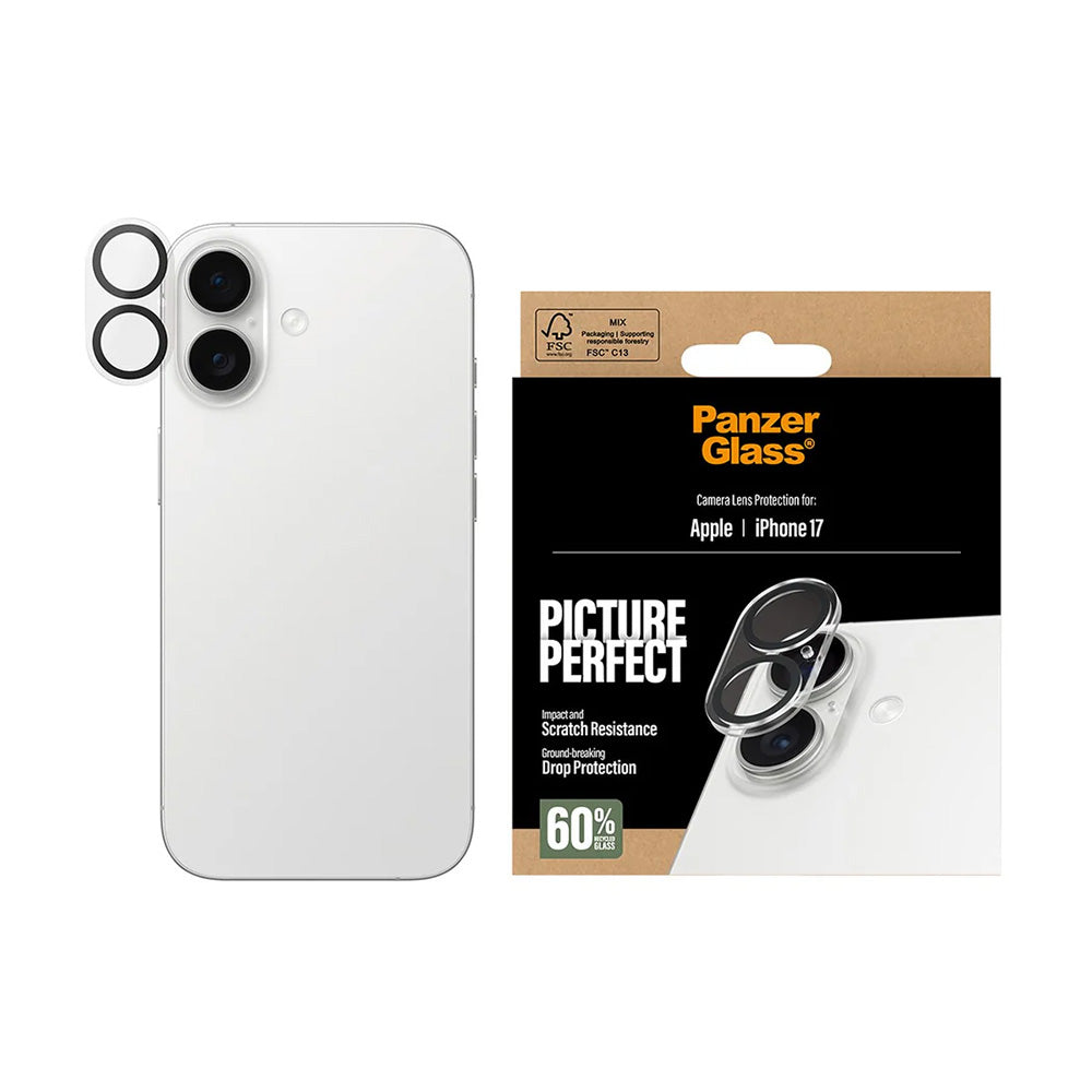 Προστατευτική Μεμβράνη Κάμερας Πίσω PanzerGlass PicturePerfect για Apple iPhone 17, Ενισχυμένο Γυαλί, Διάφανη