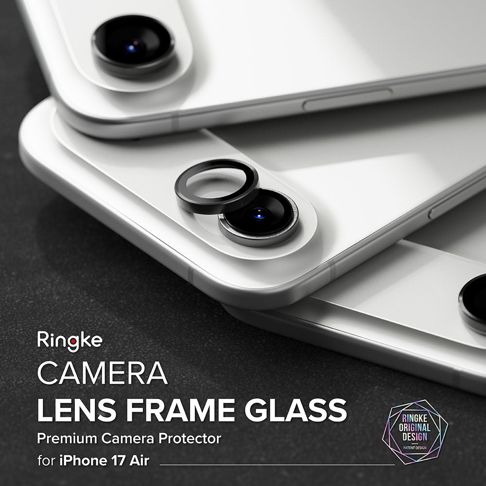 Προστατευτική Μεμβράνη Κάμερας Πίσω Ringke για Apple iPhone 17 Air, Ενισχυμένο Γυαλί, Μαύρη