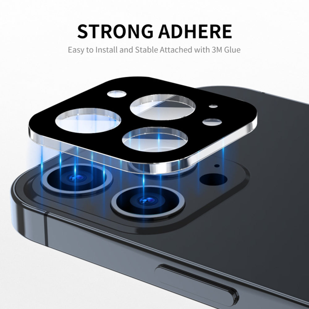 Προστατευτική Μεμβράνη Κάμερας Πίσω Techsuit για Apple iPhone 17 Pro, Ενισχυμένο Γυαλί, Μαύρη