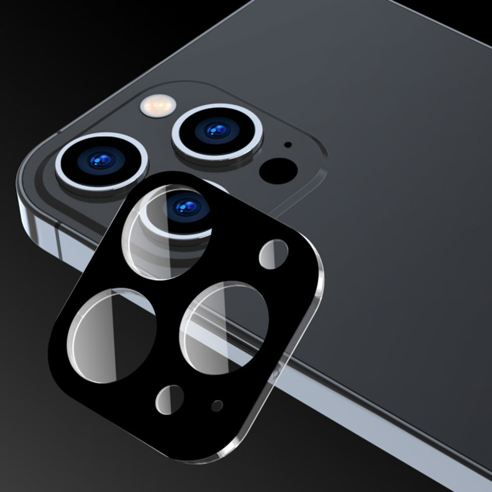 Προστατευτική Μεμβράνη Κάμερας Πίσω Techsuit για Apple iPhone 17 Pro, Ενισχυμένο Γυαλί, Μαύρη