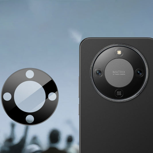 Προστατευτική Μεμβράνη Κάμερας Πίσω Techsuit για Honor Magic8 Lite, Ενισχυμένο Γυαλί, Μαύρη