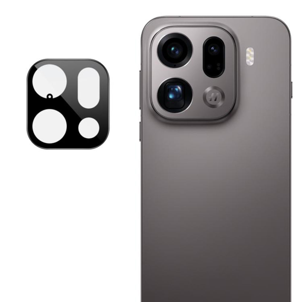 Προστατευτική Μεμβράνη Κάμερας Πίσω Techsuit για Oppo Find X9 Pro, Ενισχυμένο Γυαλί, Μαύρη