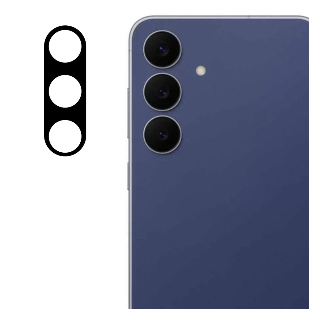Προστατευτική μεμβράνη πίσω κάμερας Techsuit για Samsung Galaxy S25 FE, ασφαλισμένο γυαλί, μαύρο