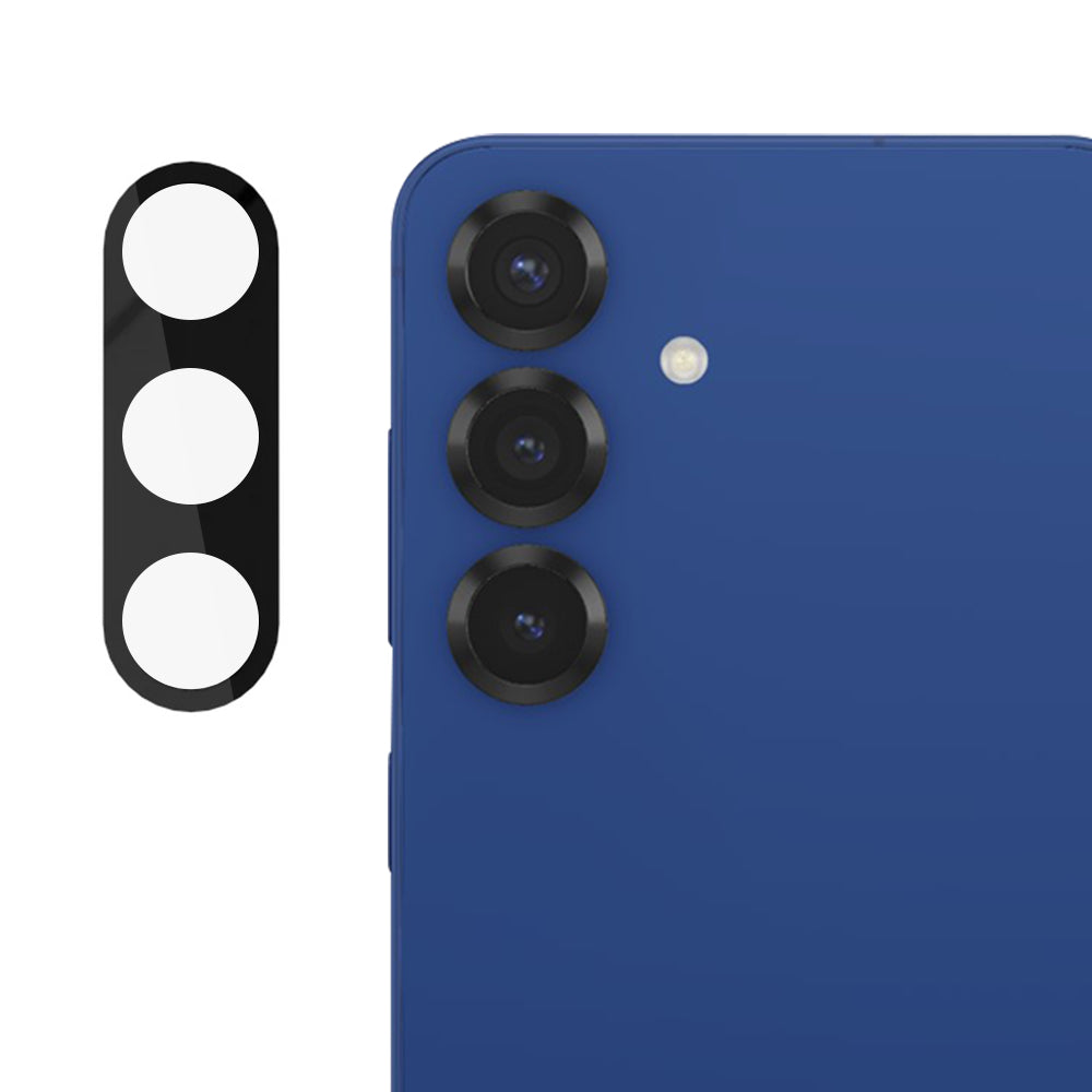 Προστατευτική μεμβράνη πίσω κάμερας Techsuit για Samsung Galaxy S25 S931, ασφαλισμένο γυαλί, μαύρο