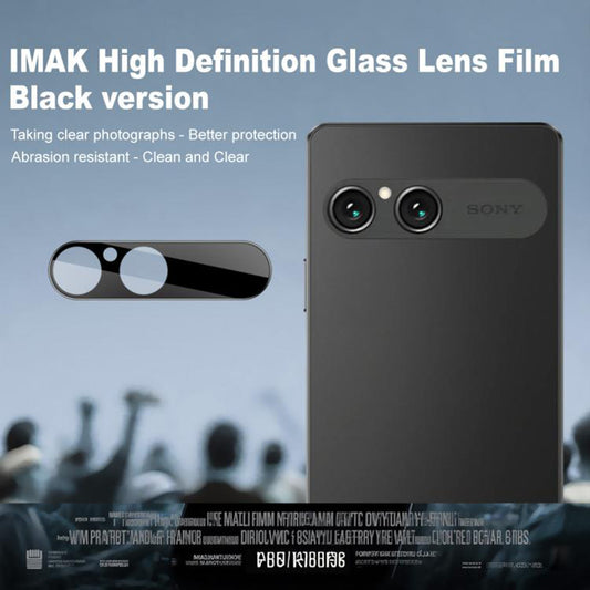 Προστατευτική μεμβράνη πίσω κάμερας Techsuit για Sony Xperia 10 VII, ασφαλισμένο γυαλί, μαύρο
