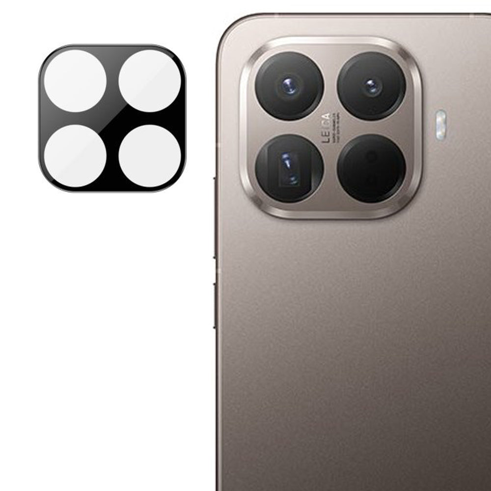 Προστατευτική μεμβράνη πίσω κάμερας Techsuit για Xiaomi 15T Pro, ασφαλισμένο γυαλί, μαύρο