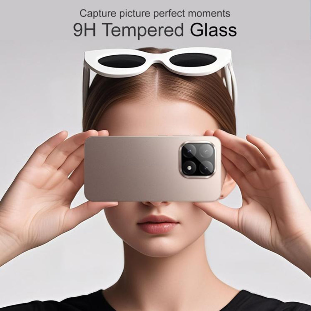 Προστατευτική μεμβράνη πίσω κάμερας Techsuit για Xiaomi 15T Pro, ασφαλισμένο γυαλί, μαύρο