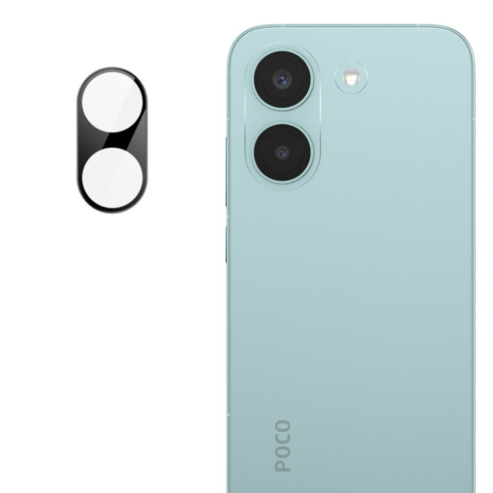 Προστατευτική Μεμβράνη Κάμερας Πίσω Techsuit για Xiaomi Poco X8 Pro, Ενισχυμένο Γυαλί, Μαύρη