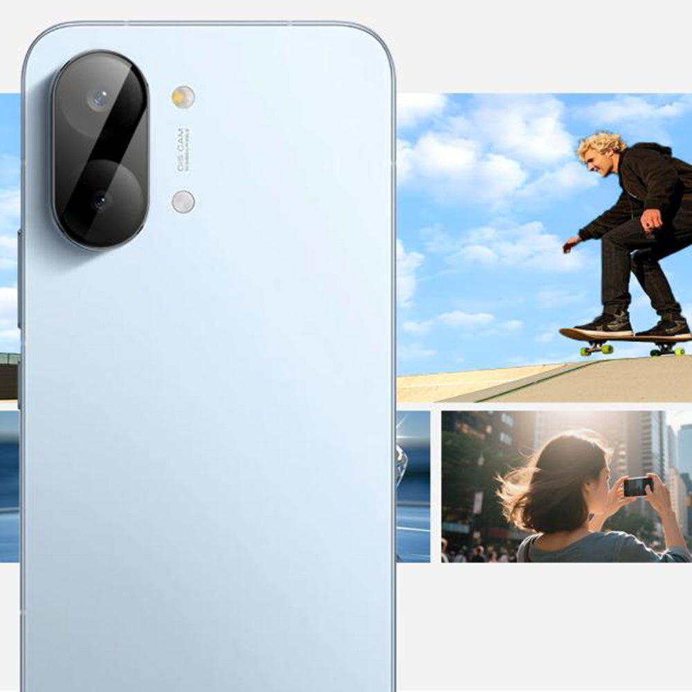 Προστατευτική Μεμβράνη Κάμερας Πίσω Techsuit για Xiaomi Poco X8 Pro, Ενισχυμένο Γυαλί, Μαύρη