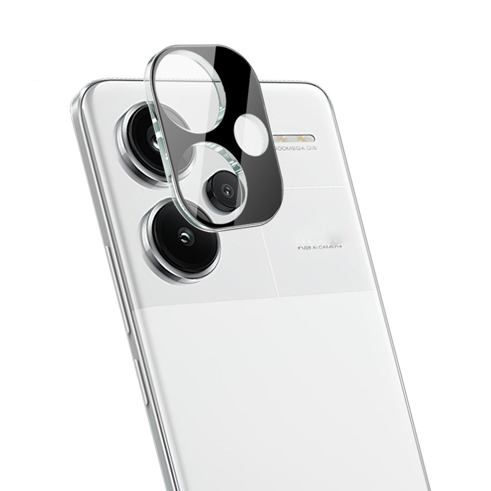 Προστατευτική μεμβράνη πίσω κάμερας Techsuit για Xiaomi Redmi Note 13 Pro+, Ενισχυμένο γυαλί, Μαύρο