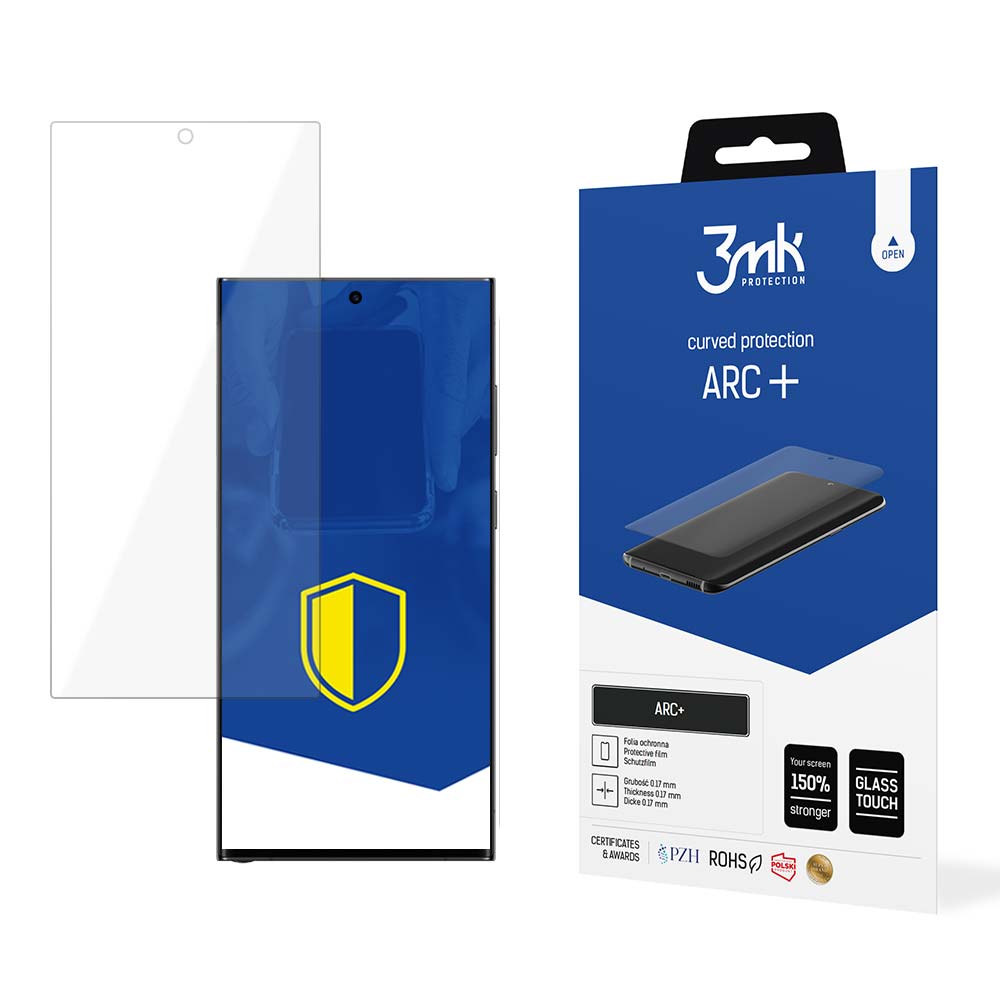 Προστατευτική Μεμβράνη Οθόνης 3MK ARC+ για Samsung Galaxy S23 Ultra S918, Πλαστική