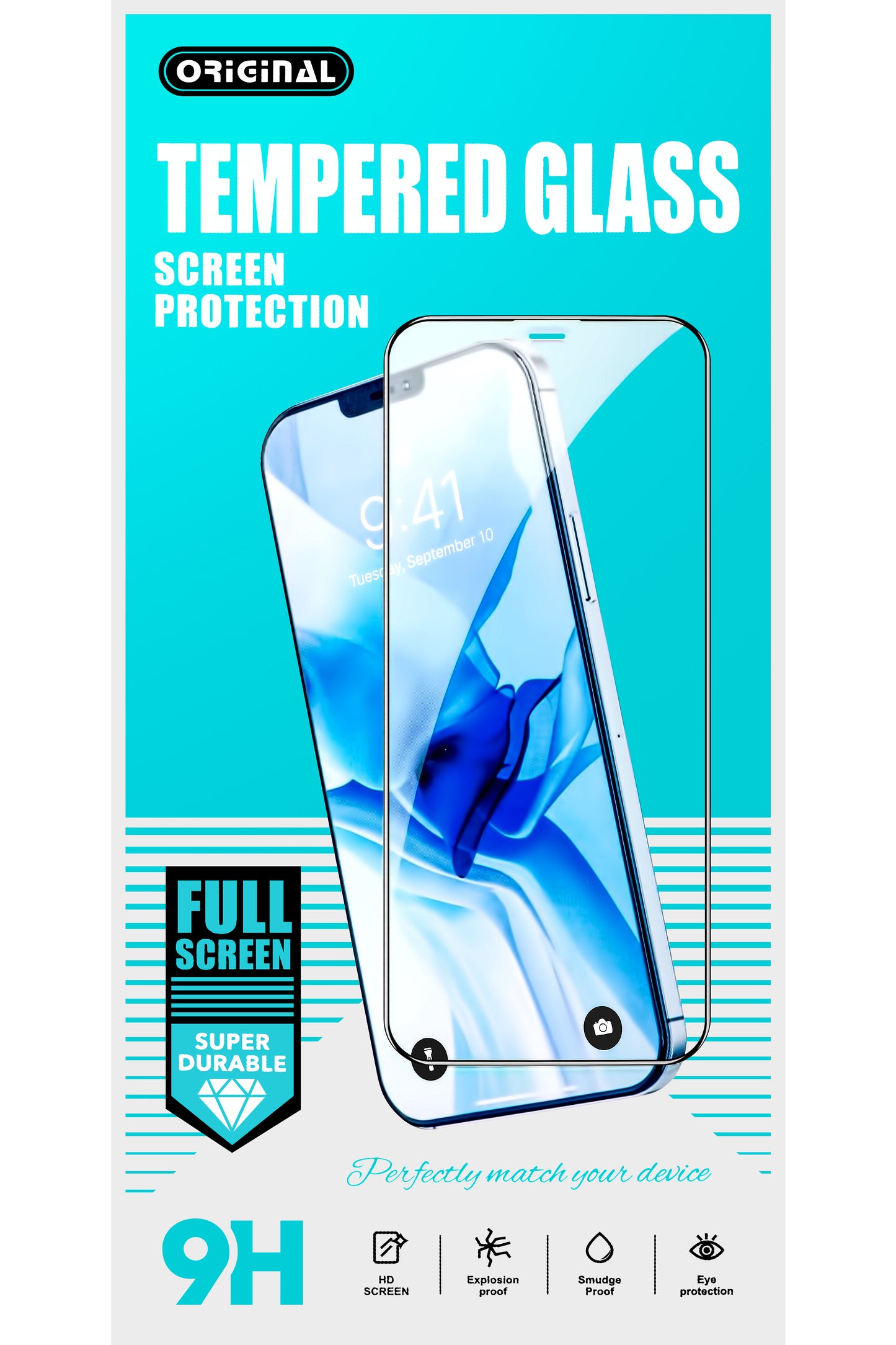 OEM Μεμβράνη προστασίας οθόνης για Samsung Galaxy A32 5G A326, Θωρακισμένο γυαλί, Πλήρης κόλλα, 21D, Μαύρο
