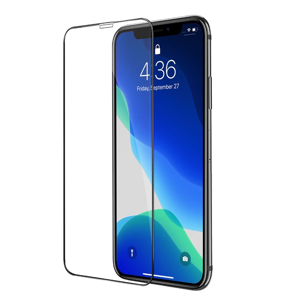 Προστατευτική Μεμβράνη Οθόνης HOCO για Apple iPhone 11 Pro / XS / X, Ενισχυμένο Γυαλί, Πλήρης Κόλληση, Σετ 25 τεμαχίων, Μαύρη