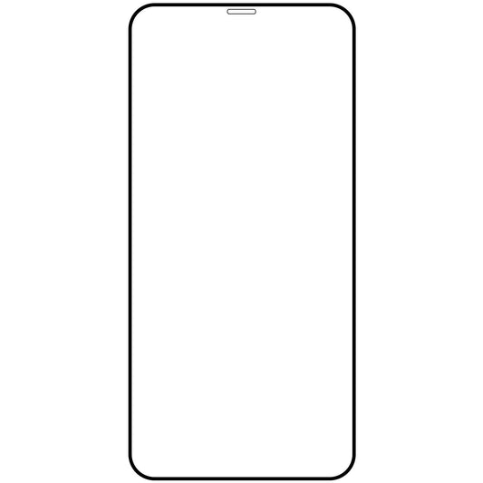 Προστατευτικό κάλυμμα οθόνης Veason PRO για Apple iPhone 12 Pro Max, Προστατευτικό γυαλί, Πλήρης κόλληση, 6D, Μαύρο