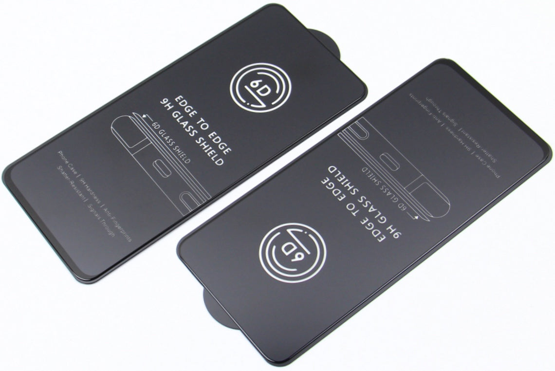 Προστατευτική μεμβράνη οθόνης OEM για Apple iPhone 17e / 16e / 14 / 13 Pro, Ασφαλισμένο γυαλί, Πλήρης κόλλα, Σετ 10 τεμαχίων, 6D, Μαύρο