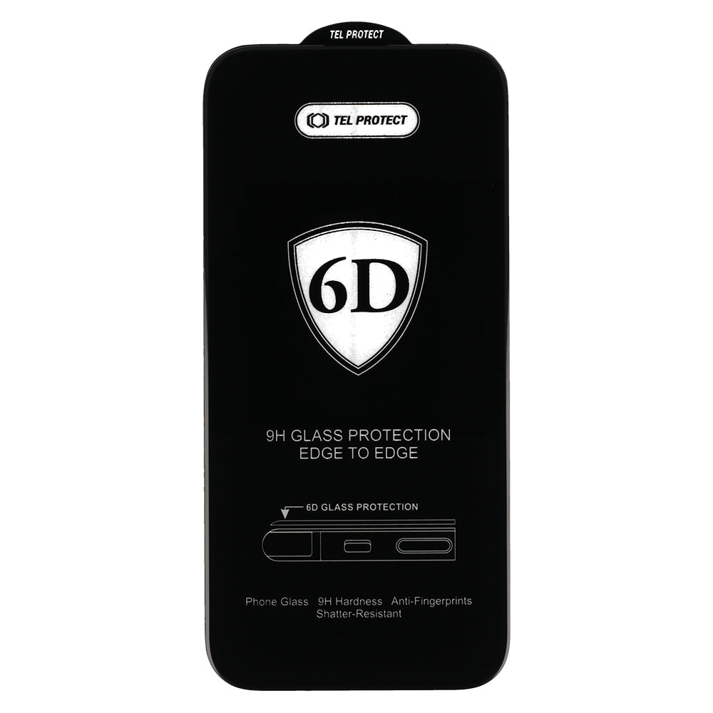 Προστατευτική μεμβράνη οθόνης OEM για Samsung Galaxy S26 S942, Ασφαλισμένο γυαλί, Πλήρης κόλλα, 6D, Μαύρο