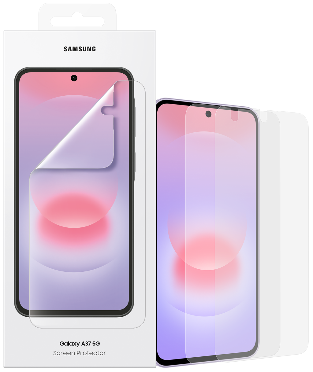 Προστατευτική Μεμβράνη Οθόνης Samsung για Galaxy A37 5G, Πλαστική, Σετ 2 τεμαχίων EF-UA376CTEGWW