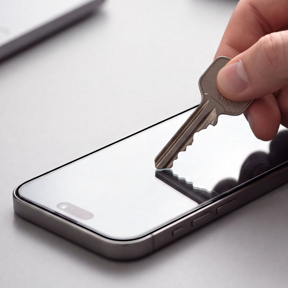 Προστατευτική μεμβράνη οθόνης Tech-Protect OneTouch για Apple iPhone 18 Pro / 17 Pro, Ασφαλισμένο γυαλί, Πλήρης κόλλα, Σετ 2 τεμαχίων, Διαφανές