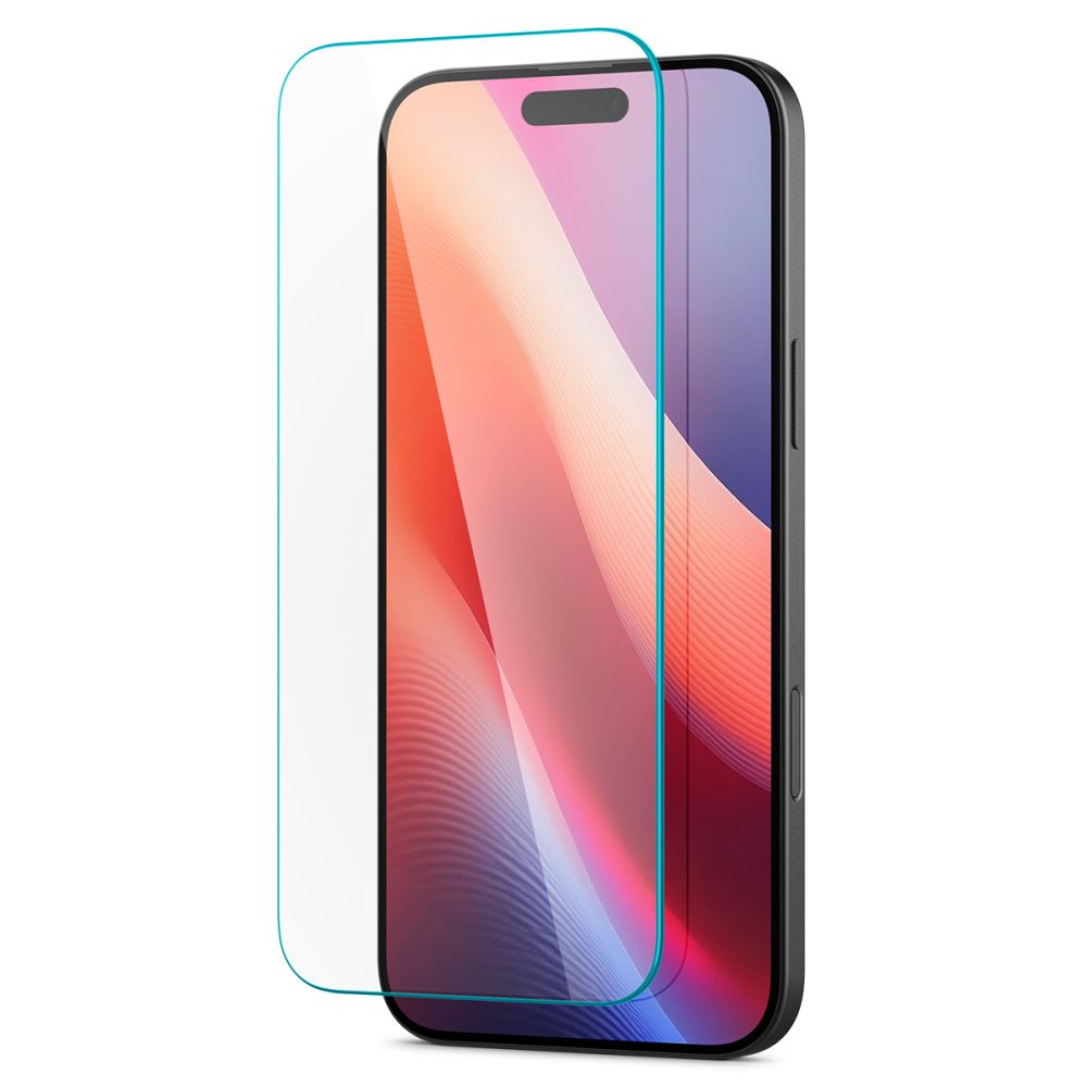 Προστατευτικό Φιλμ Οθόνης Spigen GlastrR Slim HD για Apple iPhone 16 Pro, Ενισχυμένο Γυαλί, Πλήρης Κόλληση, 2.5D AGL07937