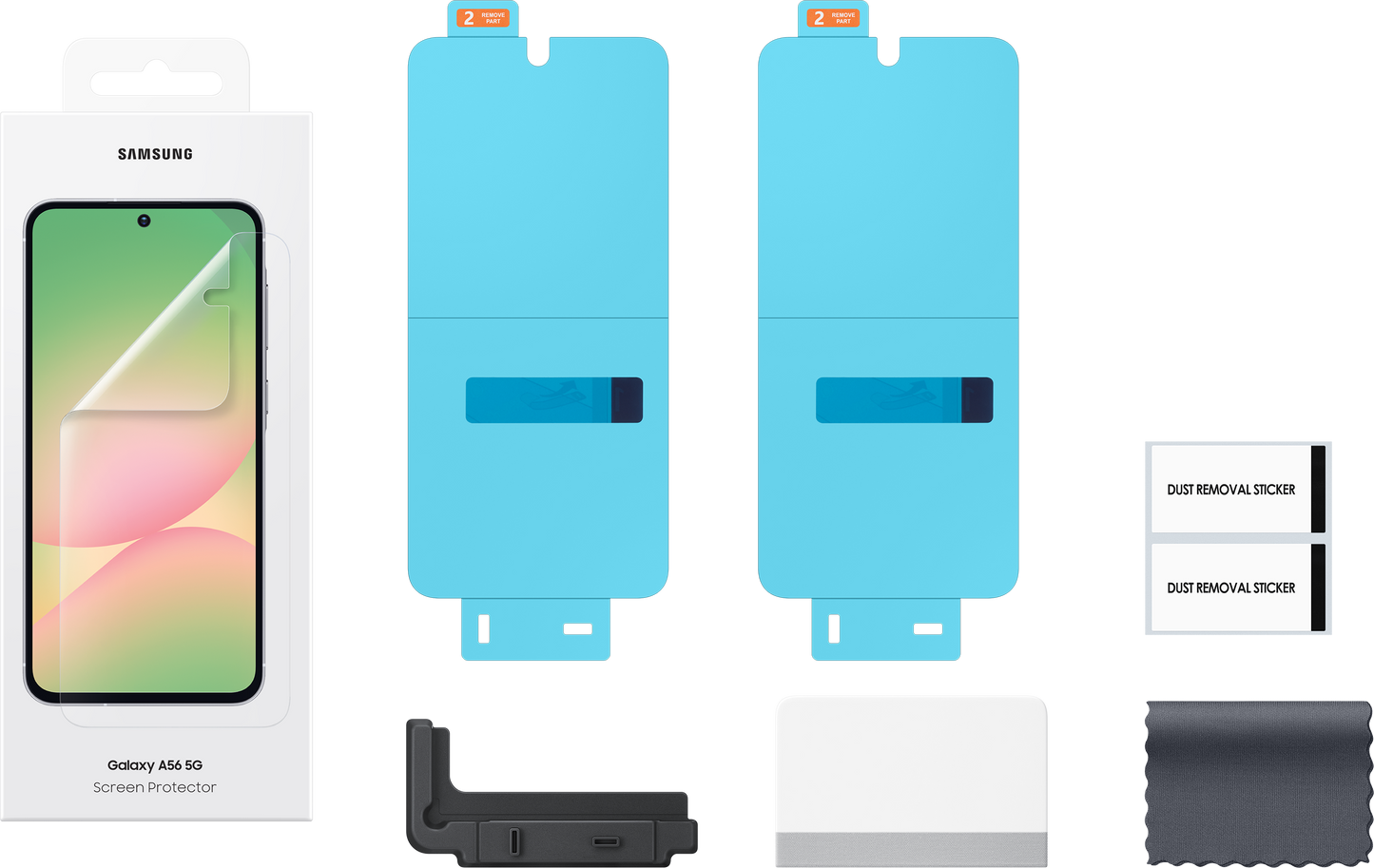 Προστατευτική μεμβράνη οθόνης για Samsung Galaxy A56 A566, Πλαστικό, Σετ 2 τεμαχίων EF-UA566CTEGWW