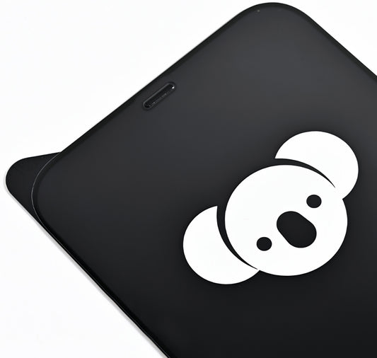 Προστατευτική μεμβράνη οθόνης Bear HD για Apple iPhone 17, Ασφαλισμένο γυαλί, Πλήρης κόλλα, Μαύρο