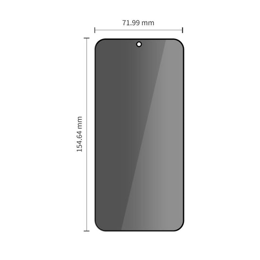 Προστατευτική Μεμβράνη Οθόνης Privacy Tech-Protect Spy+ για Samsung Galaxy S26 Plus S947, Ενισχυμένο Γυαλί, Full Glue, Σετ 2 τεμαχίων