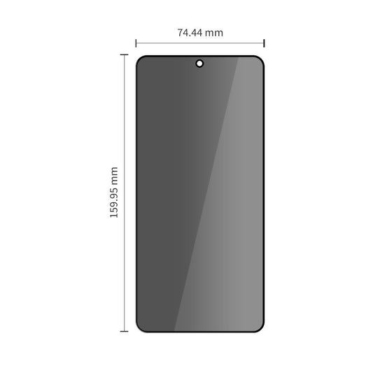 Προστατευτική Μεμβράνη Οθόνης Privacy Tech-Protect Spy+ για Samsung Galaxy S26 Ultra S948, Ενισχυμένο Γυαλί, Full Glue, Σετ 2 τεμαχίων