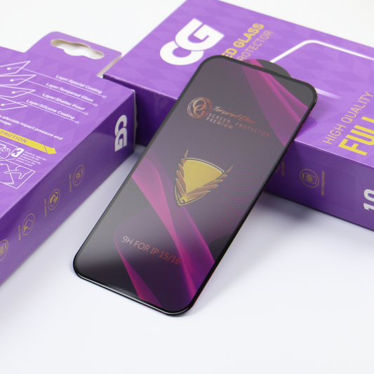 Προστατευτική μεμβράνη οθόνης OG Premium για Samsung Galaxy A57 5G, Ασφαλισμένο γυαλί, Πλήρης κόλλα, Σετ 10 τεμαχίων, Μαύρο