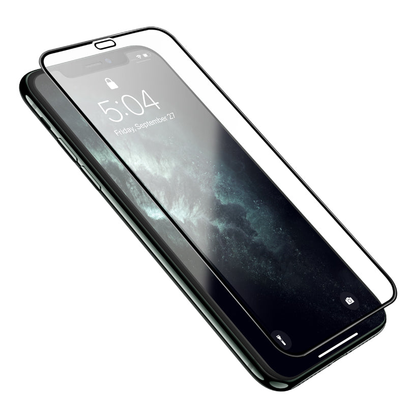 Προστατευτική Μεμβράνη Οθόνης HOCO G16 για Apple iPhone XS / X, Ενισχυμένο Γυαλί, Πλήρης Κόλληση, 5D, Μαύρη