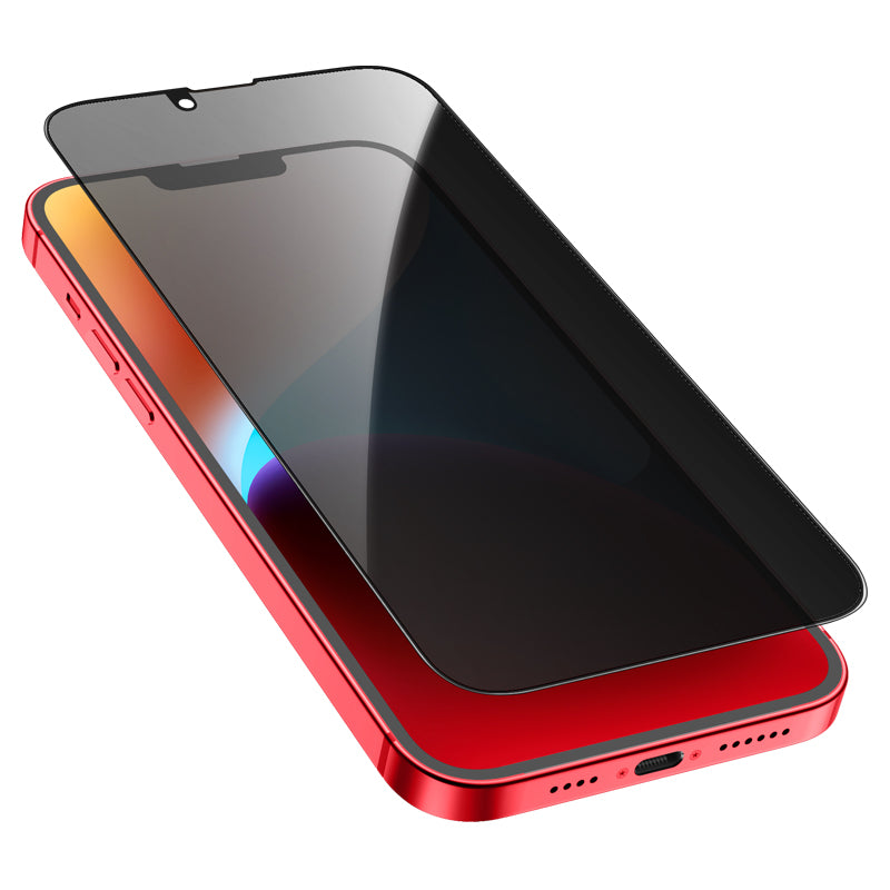 Προστατευτική Μεμβράνη Οθόνης Privacy HOCO G15 για Apple iPhone 12 Pro Max, Ενισχυμένο Γυαλί, Πλήρης Κόλληση, 5D