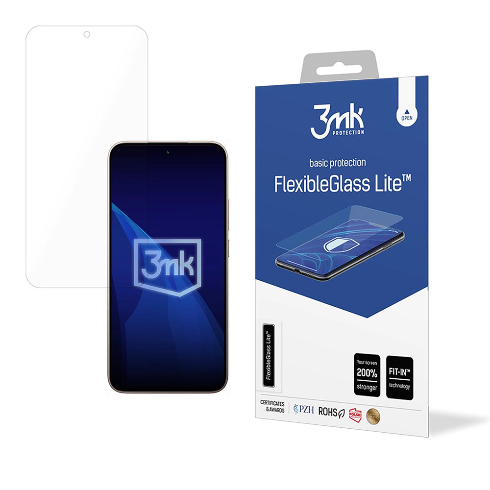 3MK FlexibleGlass Lite Screen Protector for Xiaomi 15T, Flexible Glass, Full Glue