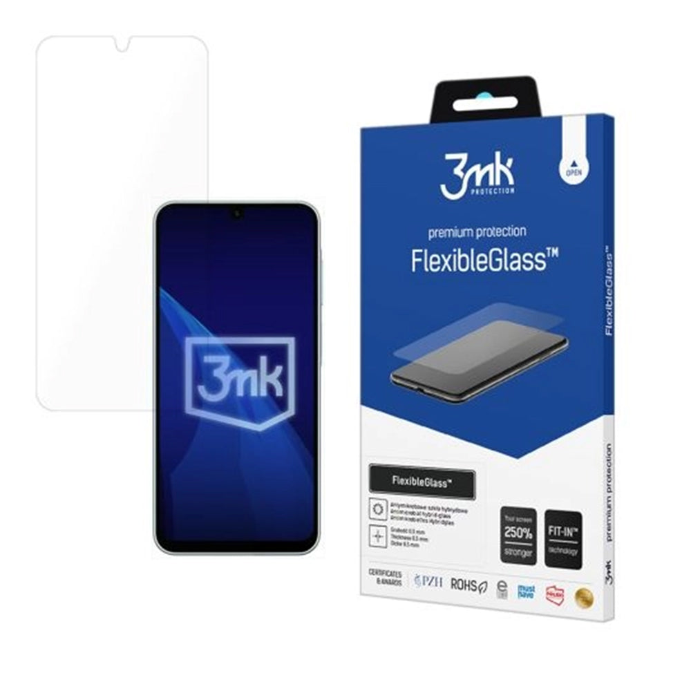 Προστατευτική Μεμβράνη Οθόνης 3MK FlexibleGlass για Samsung Galaxy A27 5G, Εύκαμπτο Γυαλί, Πλήρης Κόλληση, Μαύρη