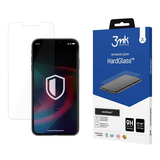 Προστατευτική Μεμβράνη Οθόνης 3MK HardGlass για Apple iPhone 17 Pro Max / 16 Pro Max, Ενισχυμένο Γυαλί, Full Glue