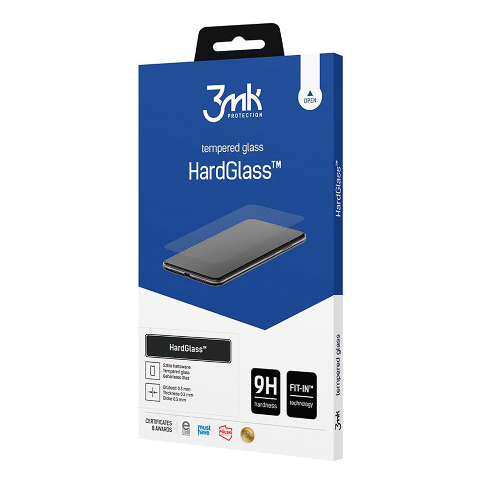 Προστατευτική μεμβράνη οθόνης 3MK HardGlass για Honor 400 Smart 4G / 400 Smart 5G, Ασφαλισμένο γυαλί, Πλήρης κόλλα