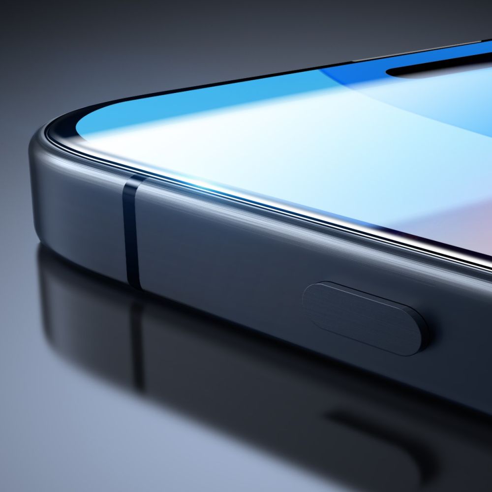 Προστατευτική Μεμβράνη Οθόνης ESR για Apple iPhone 16 Pro Max, Ενισχυμένο Γυαλί, Πλήρης Κόλληση, Σετ 2 τεμαχίων, Μαύρη