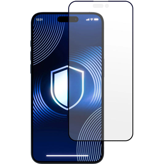 Προστατευτικό οθόνης 3MK HardGlass Matt Matt Max για Apple iPhone 16 Pro Max, Προστατευτικό γυαλί, Πλήρης κόλληση, Μαύρο